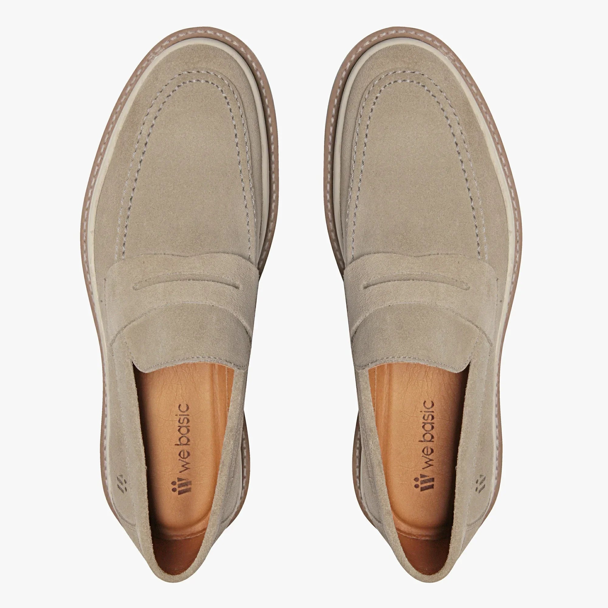 Loafer Tratorado Camurça Cinza - Arnold