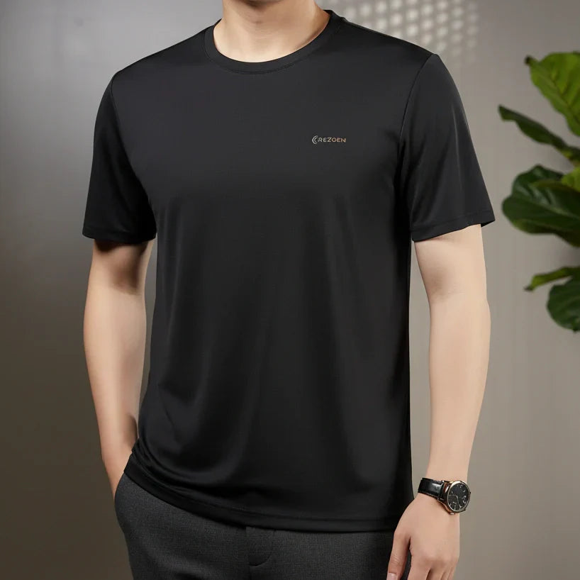 [Leva 5, Paga Só 3!] Camiseta Polo Masculina Bravon de Alta Qualidade em Seda Mulberry, Poliéster e Spandex + 3 Bermudas e 1 Relógio Tático GRÁTIS